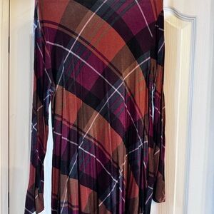 Maurices Multicolor Plaid Dress